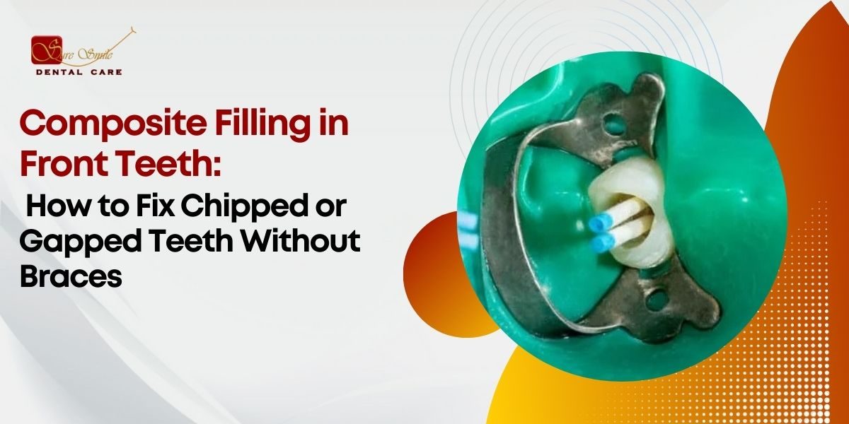 Composite Filling in Front Teeth How to Fix Chipped or Gapped Teeth Without Brace